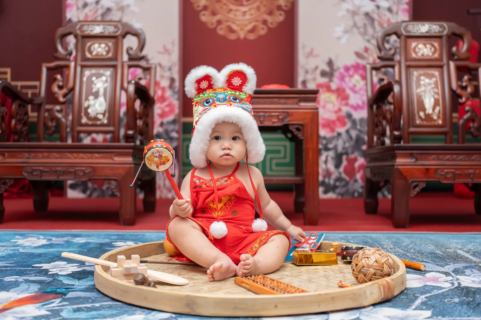中式抓周作品 6